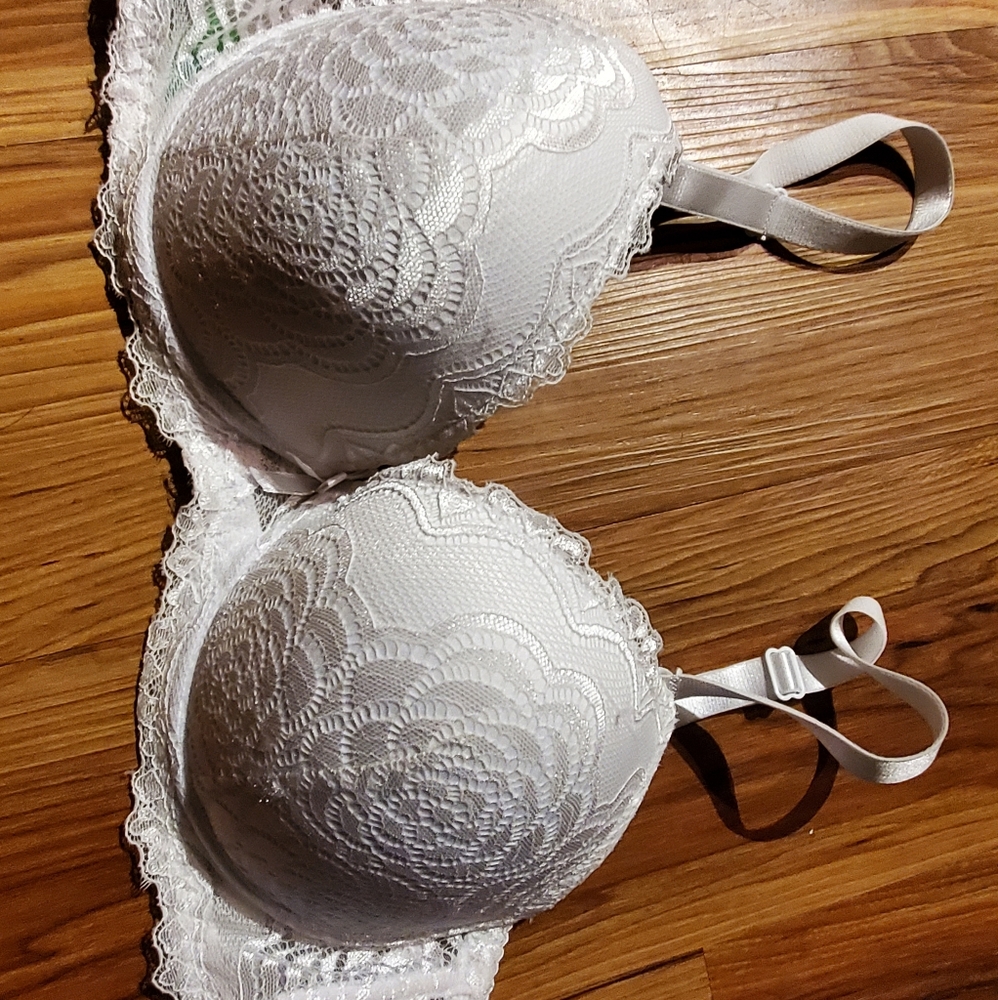 36D white push-up bra